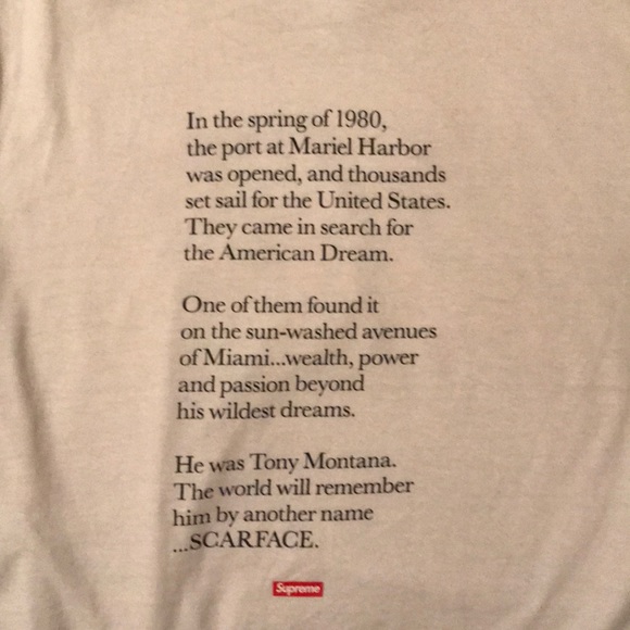 Authentic SUPREME x SCARFACE ‘My Friend’ tee - Picture 4 of 5
